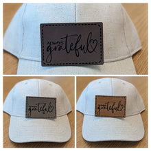 Load image into Gallery viewer, Always Grateful - leatherette Patch 2.25" x 3.25" Printed area