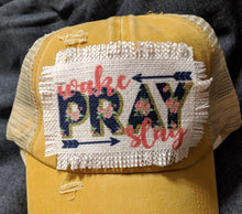 Load image into Gallery viewer, Wake Pray Slay - Sublimated Patch 2" x 4" Printed area