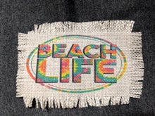 Load image into Gallery viewer, Beach Life - Sublimated Patch 2" x 4" Printed area