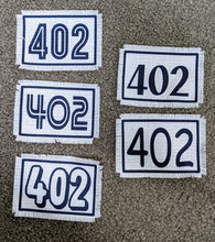 Load image into Gallery viewer, Area codes - Sublimated Patch 2" x 4" Printed area