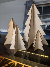 Load image into Gallery viewer, Winter Wonderland Wood Trees- Wood decor