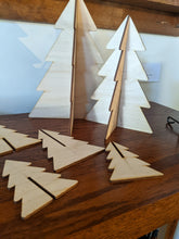 Load image into Gallery viewer, Winter Wonderland Wood Trees- Wood decor