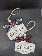 Load image into Gallery viewer, Zip code ornament - Wood ornament