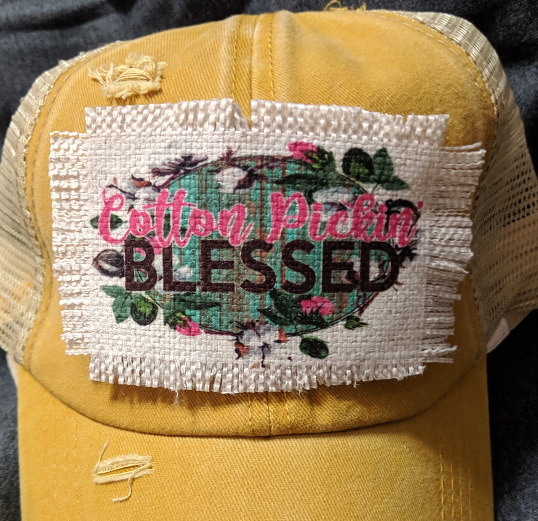 Cotton Pickin Blessed - Sublimated Patch 2