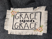 Load image into Gallery viewer, Grace Upon Grace - Sublimated Patch 2&quot; x 4&quot; Printed area

