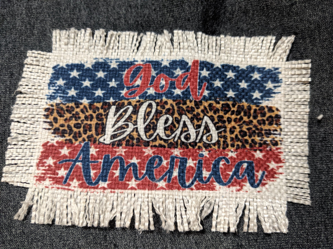 God Bless America - Sublimated Patch 2