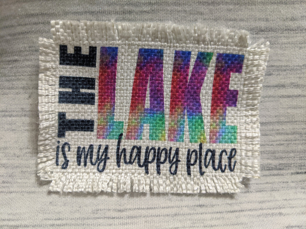 The Lake is my happy place - Sublimated Patch 2