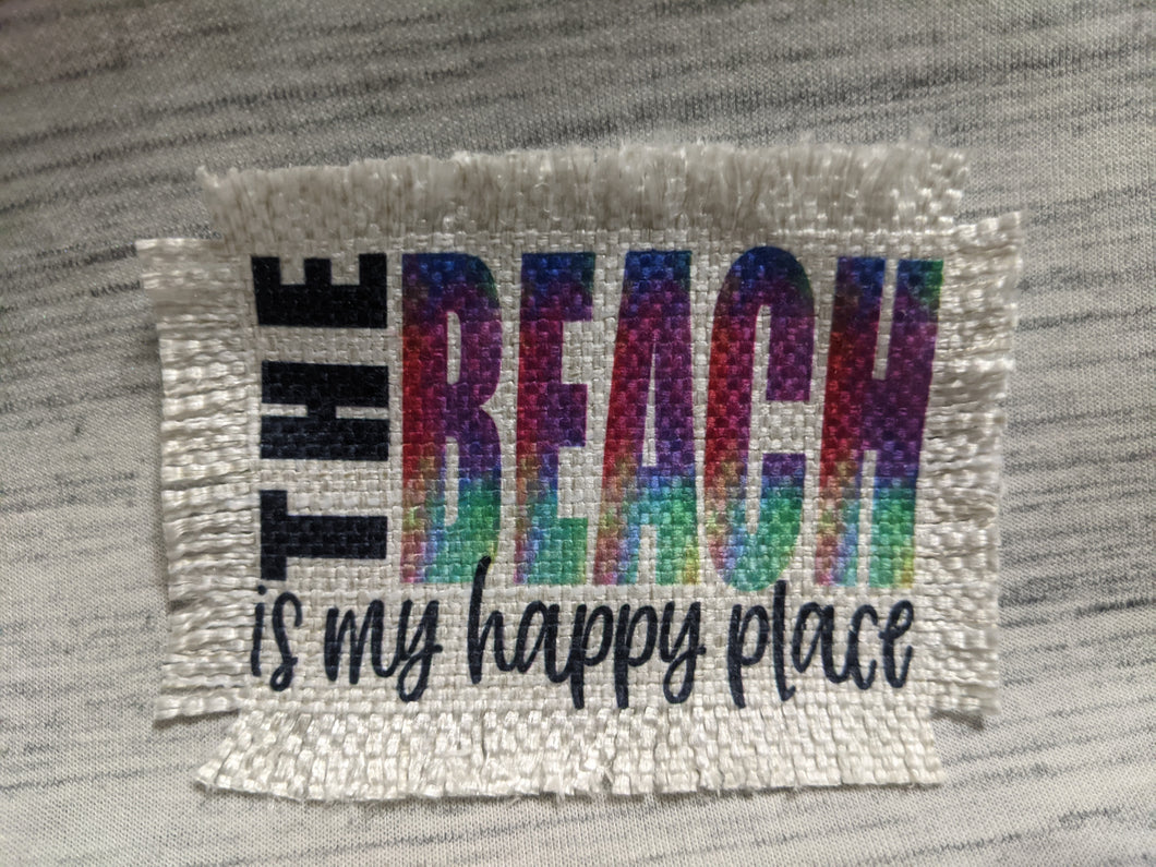The Beach is my happy place - Sublimated Patch 2