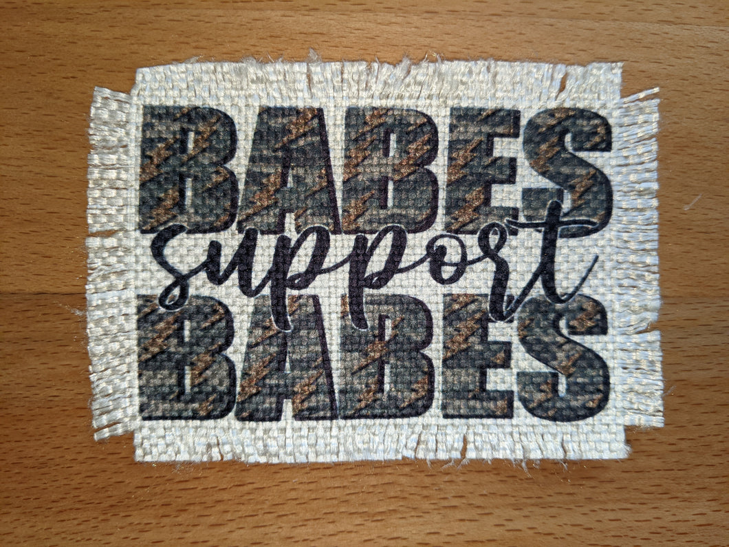 Babes Support Babes (camo) - Sublimated Patch 2