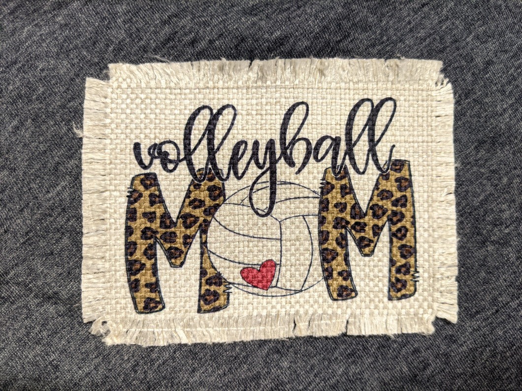 Cheetah Volleyball Mom - Sublimated Patch 2