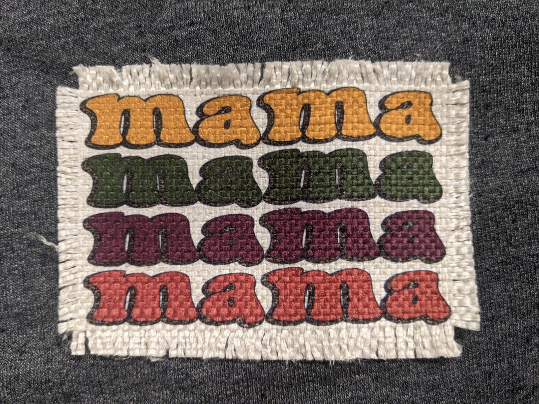 mama mama mama mama (fall colors)- Sublimated Patch 2