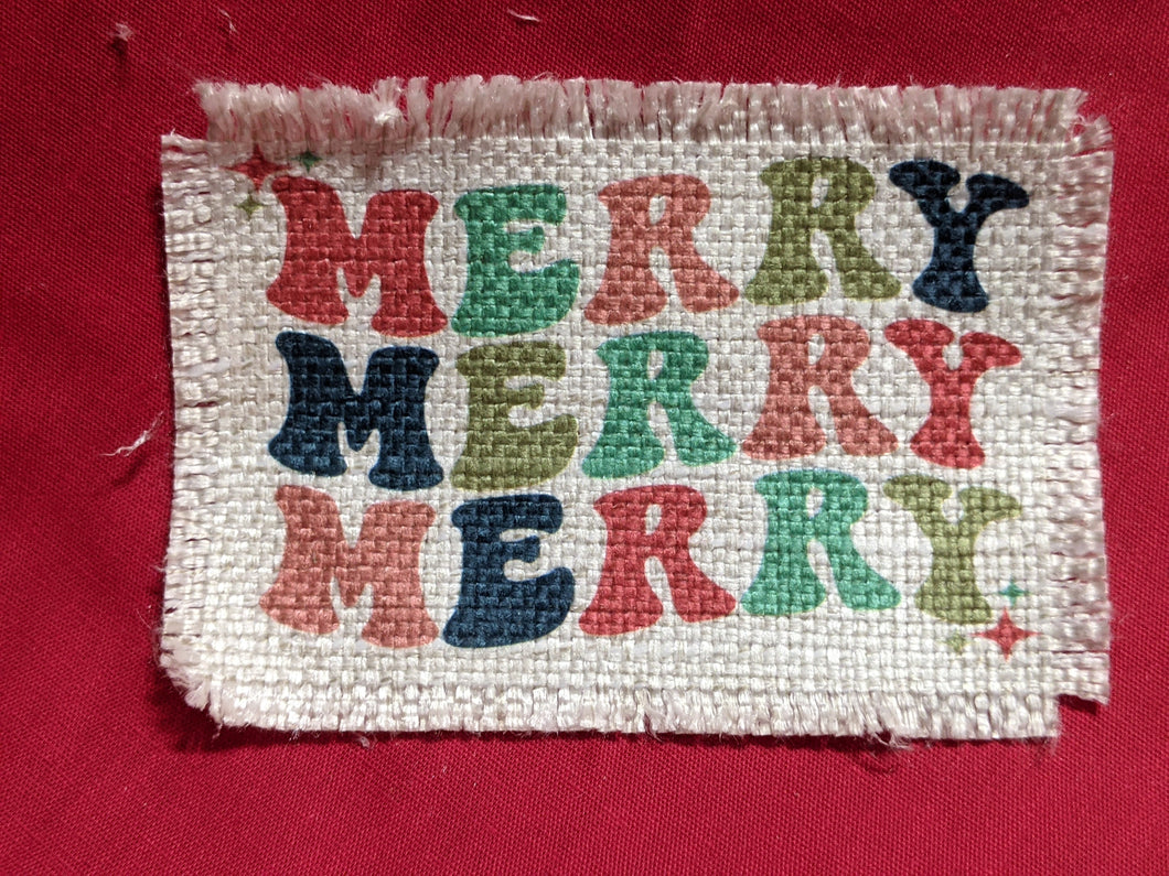 Merry Merry Merry - Sublimated Patch 2