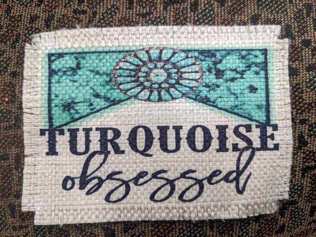 Marlboro style- Turquoise Obsessed - Sublimated Patch 2