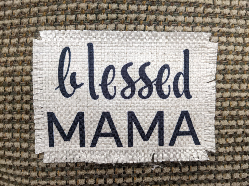 Blessed mama (black print) - Sublimated Patch 2