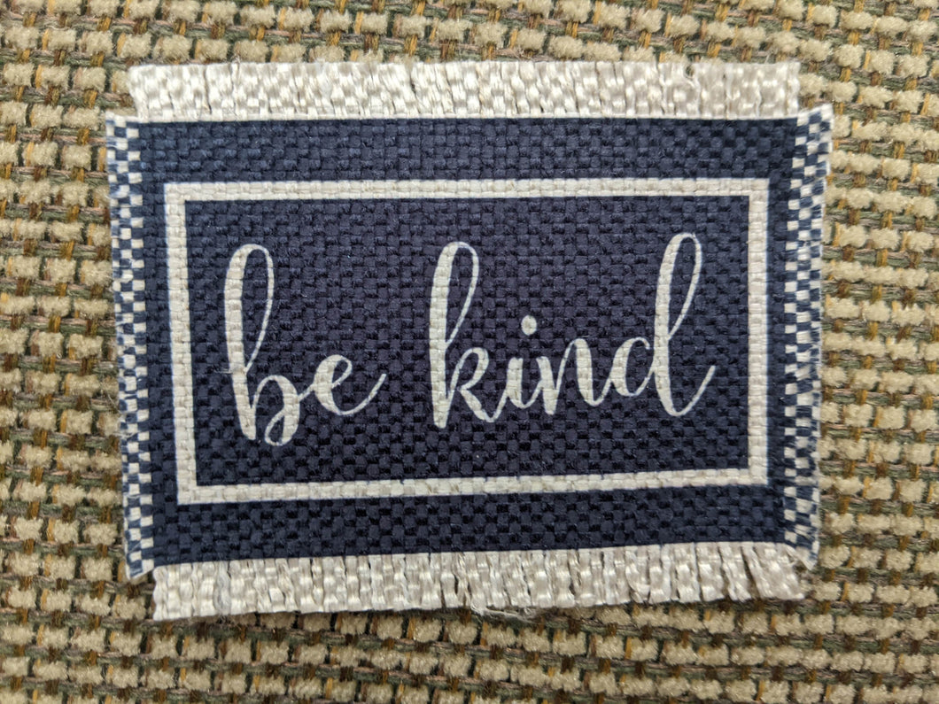 Be kind (black background) - Sublimated Patch 2