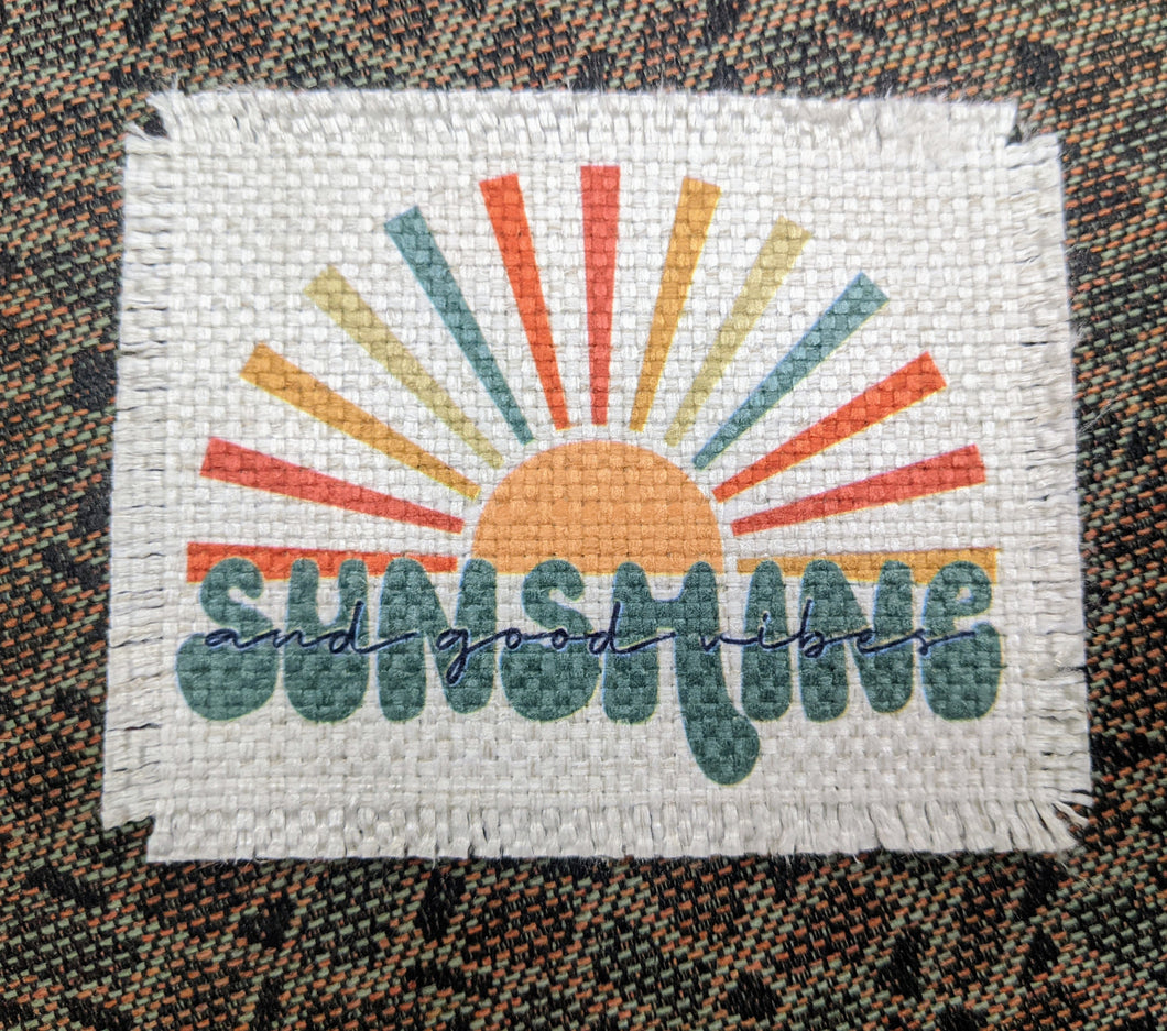 Sunshine and good vibes  - Sublimated Patch 2
