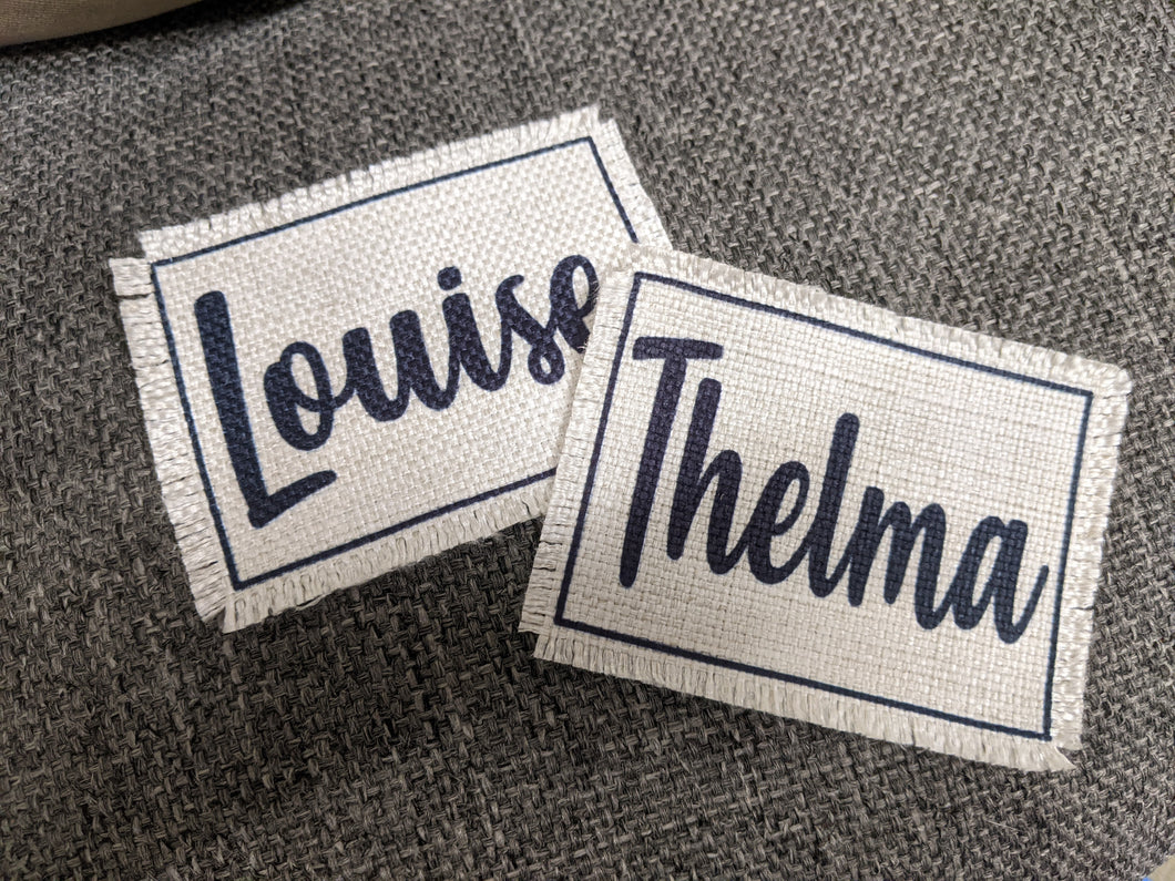 Thelma and Louise set of two patches - Sublimated Patch 2