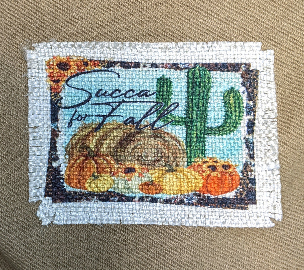 Succa for Fall - Sublimated Patch 2