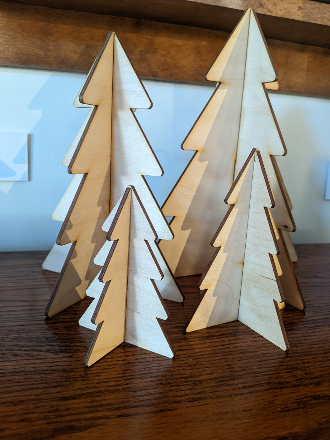 Winter Wonderland Wood Trees- Wood decor