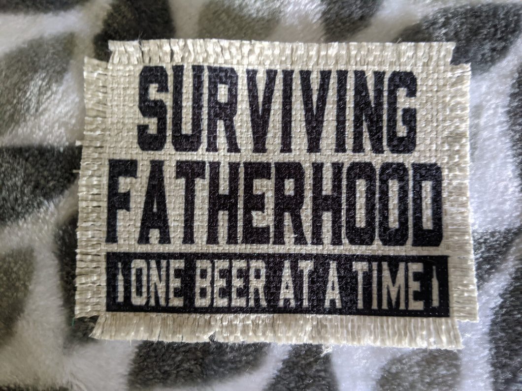 Surviving Fatherhood One beer at a time - Sublimated Patch 2