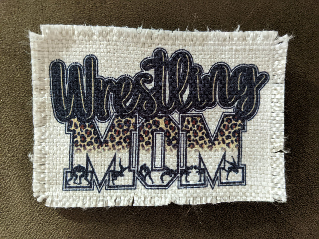 Wrestling Mom (cheetah) - Sublimated Patch 2