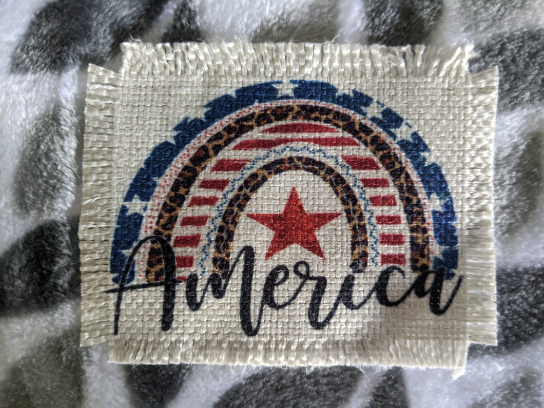 America rainbow - Sublimated Patch 2