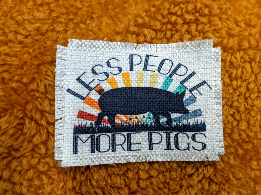 Less people more Pigs - Sublimated Patch 2