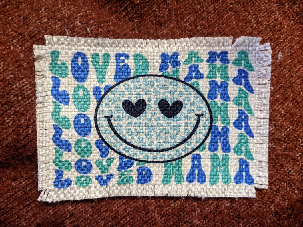 Loved mama - blues - Sublimated Patch 2