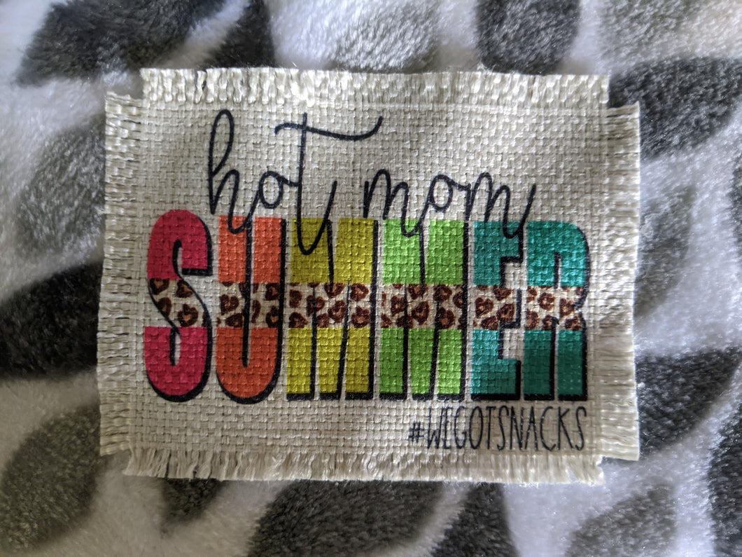Hotmom summer #wegotsnacks - Sublimated Patch 2